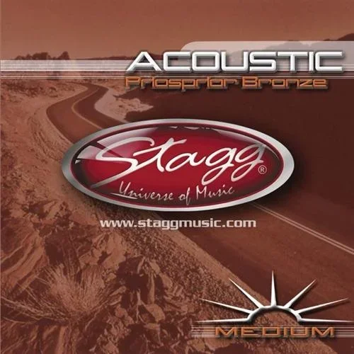 Stagg Phosphor Bronze Acoustic Strings Set – Medium