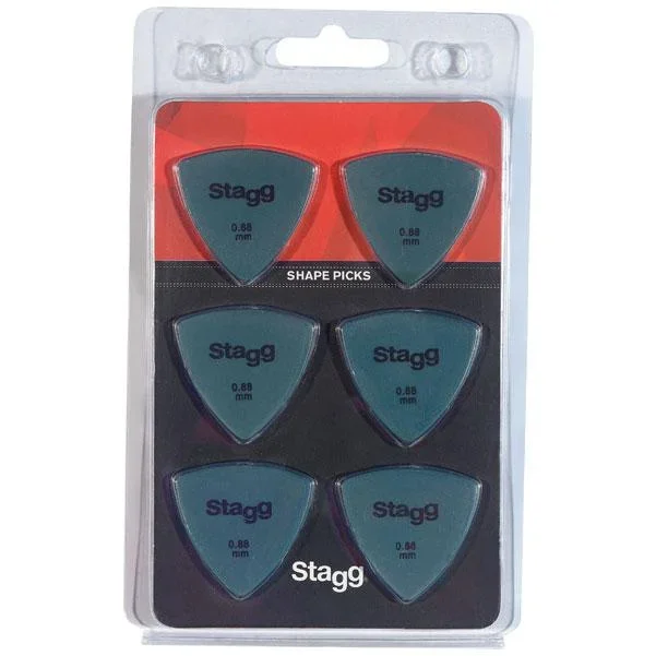 Stagg Triangular Picks – Pack of 6