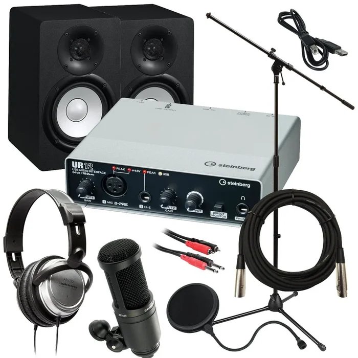Steinberg UR12 USB Audio Interface COMPLETE STUDIO BUNDLE