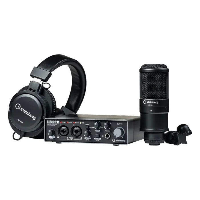 Steinberg UR22C 2-Channel USB3.0 Type C Audio Interface Recording Pack