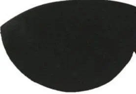 Strad Pad Chinrest Cover, Large Ebony, Velcro