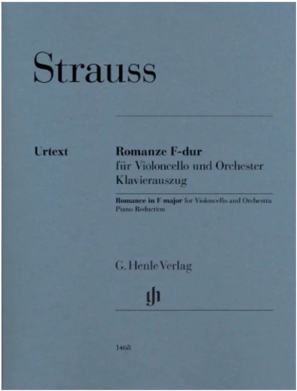 Strauss (Jost): Romance in F Major (cello and piano) Henle