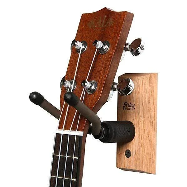String Swing Hardwood Ukulele or Mandolin Hanger Ash