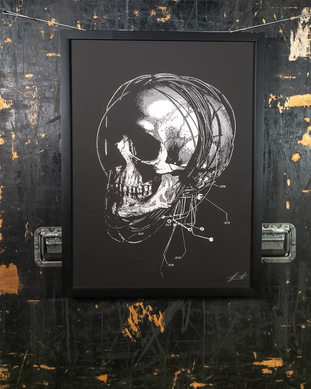 STRUNG OUT SKULL ART PRINT