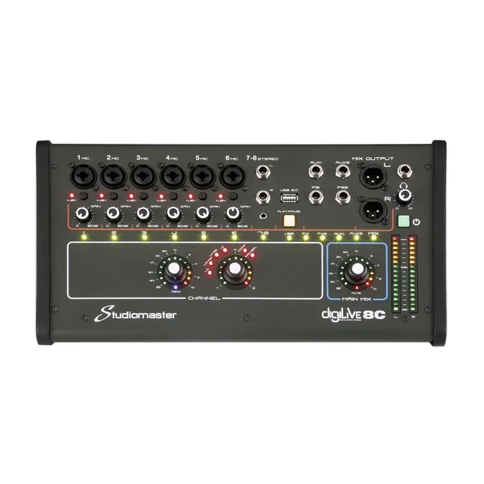 Studiomaster Digilive08C 8 Channel Digital Mixer B-Stock