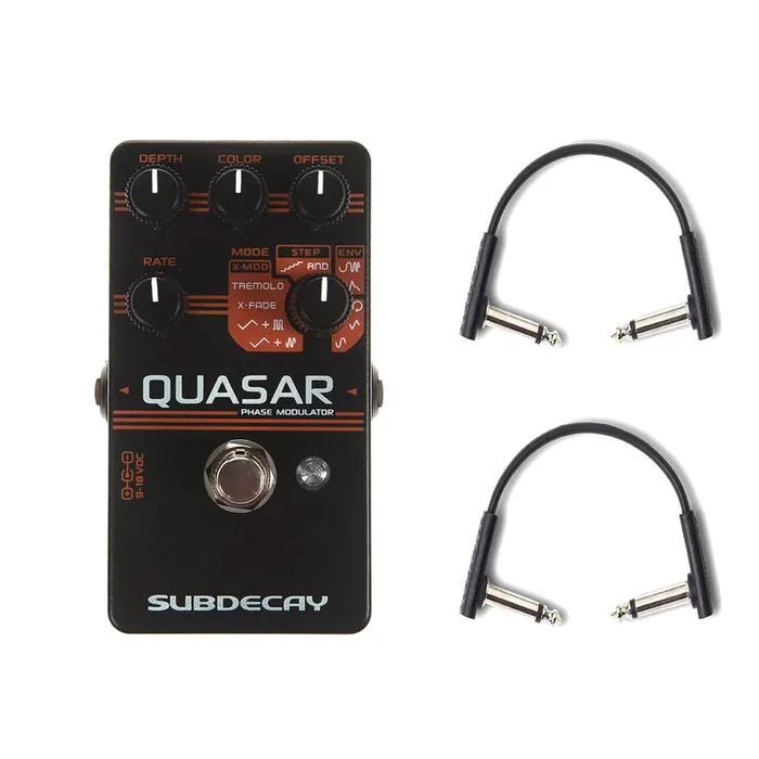 Subdecay Quasar Phase Modulator w/RockBoard Flat Patch Cables Bundle