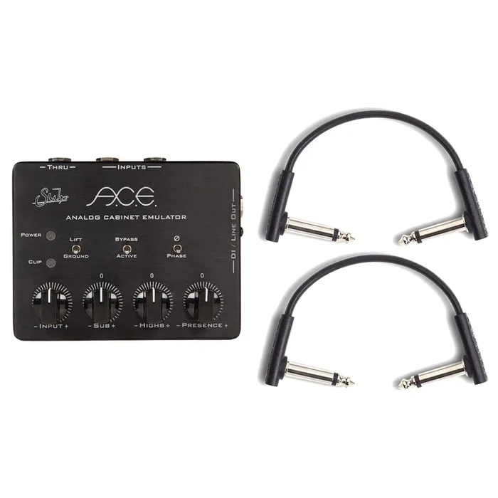 Suhr A.C.E Analog Cabinet Emulator w/RockBoard Flat Patch Cables Bundle