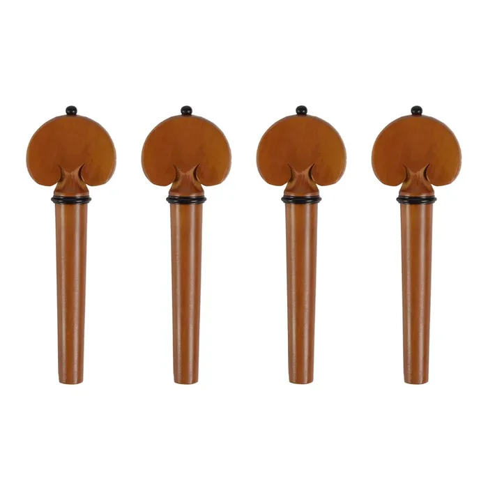 Supreme Heart Shaped Boxwood Cello Peg Set