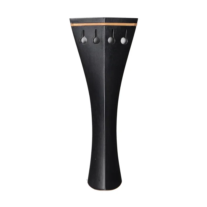 Supreme Hill Ebony Violin Tailpiece with Pearwood Trim