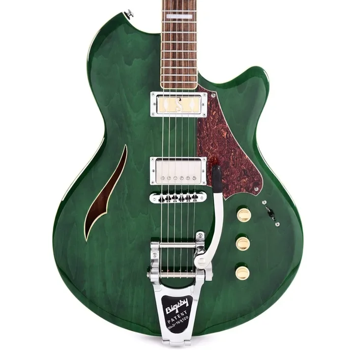 Supro 2054BGB7 Conquistador Trans Racing Green w/Bigsby