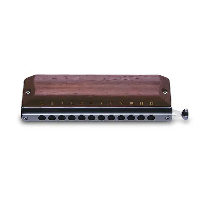 Suzuki Gregoire Maret Signature 12 Hole 48 Notes Sliding Chromatic Harmonica