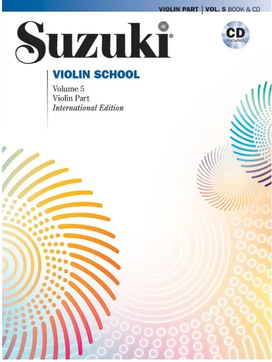 Suzuki: Suzuki Violin School, Volume 5 with CD (violin) International Edition