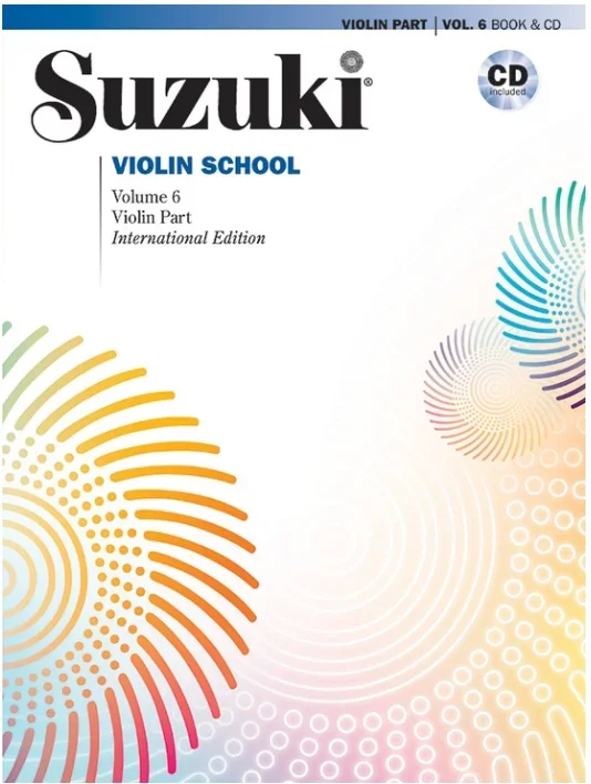 Suzuki: Suzuki Violin School, Volume 6 with CD (violin) International Edition