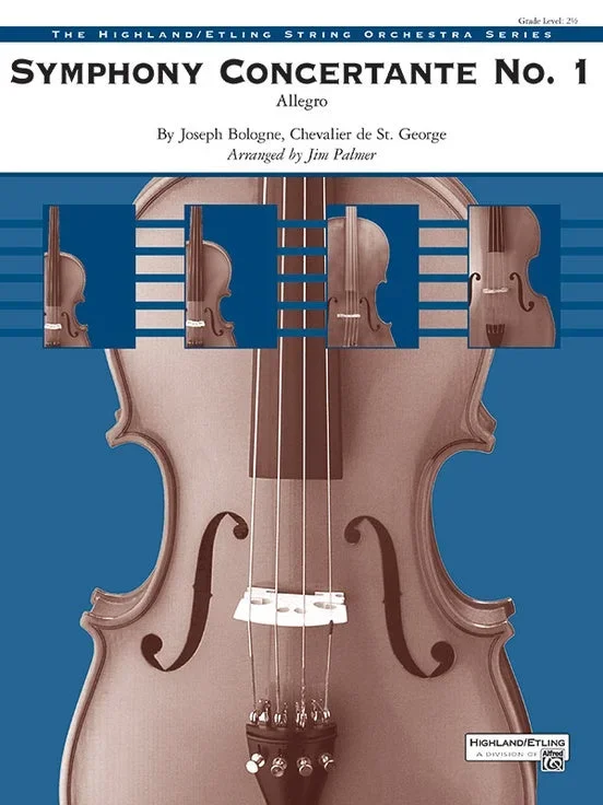 Symphony Concertante No. 1 (Bologne, St. George, arr. Palmer) for String Orchestra