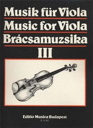 Szeredi (editor): Music for Viola Vol.3 (viola & piano)