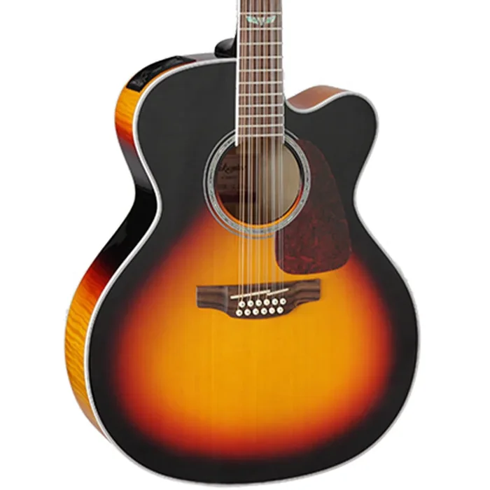 Takamine TGJ72CE12BSB 12-String Jumbo – Brown Sunburst