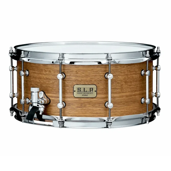 Tama LSG1465 S.L.P. 14″x6.5″ Snare Drum – Satin Natural Spotted Gum