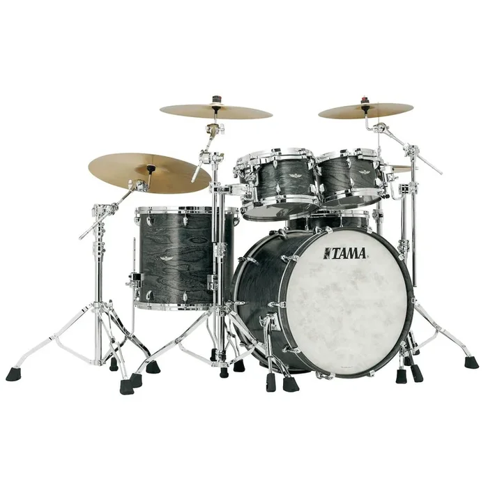 Tama Star Walnut 4pc Drum Set w/22bd Satin Charcoal Japanese Sen