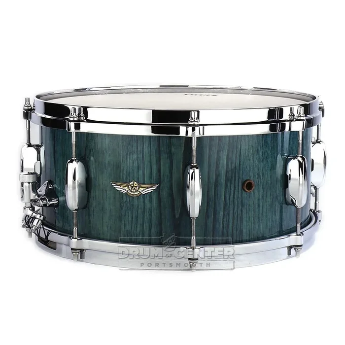 Tama Star Walnut Snare Drum 14×6.5 Light Indigo Japanese Chestnut