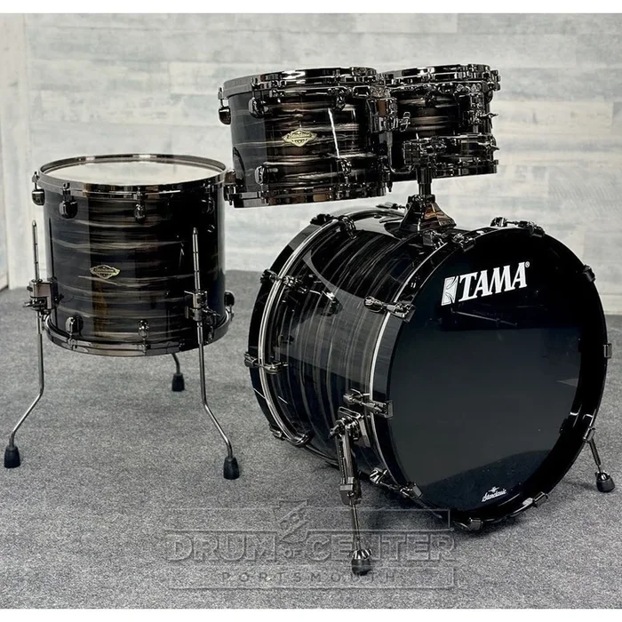Tama Starclassic Walnut/Birch 4pc Drum Set Lacquered Charcoal Oyster – DCP Exclusive!