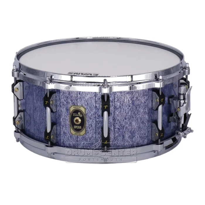 Tamburo Opera Series Stave Snare Drum 14×6.5 Fantasy Blue