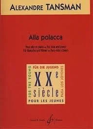 Tansmen: Alla polacca (viola, piano) Billaudot