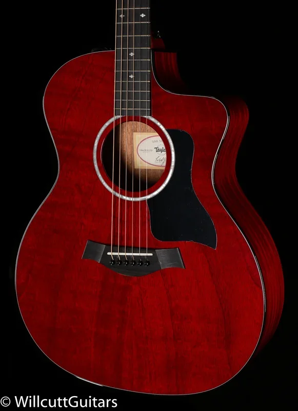 Taylor 224ce DLX LTD Mahogany/Sapele Trans Red (339)