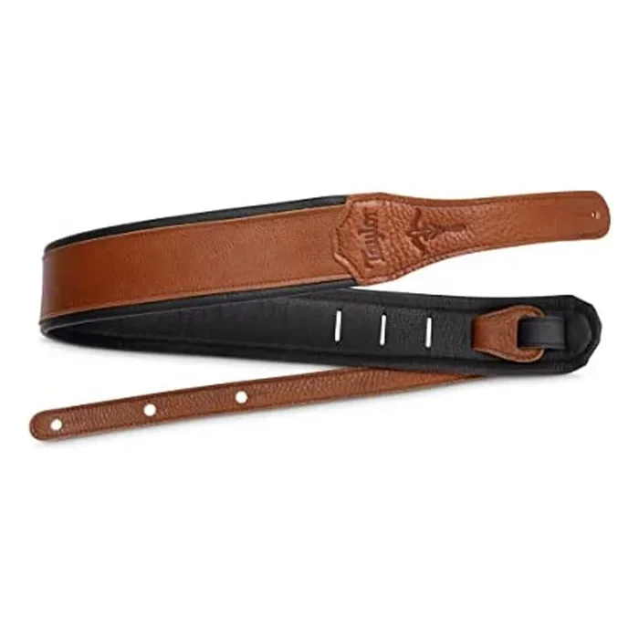 Taylor 500 Series Aeirial Leather Guitar Strap – British Tan