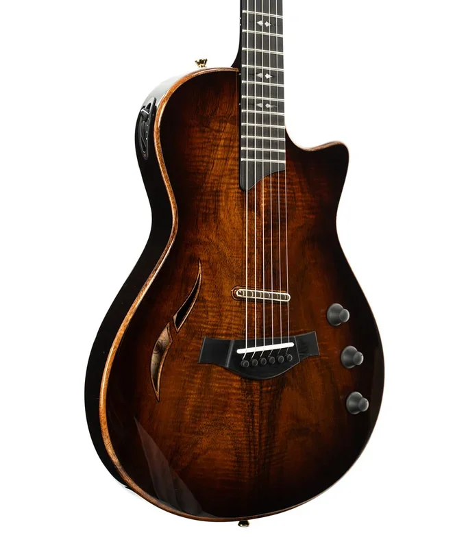Taylor “Factory-Demo” T5z Custom Koa Hollow-Body Electric-Acoustic Guitar w/ Armrest | 3097