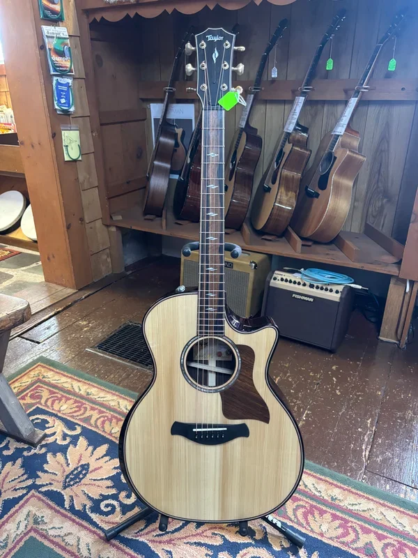Taylor c. 2024 814ce Builder’s Edition Acoustic-Electric Cutaway Guitar – USED