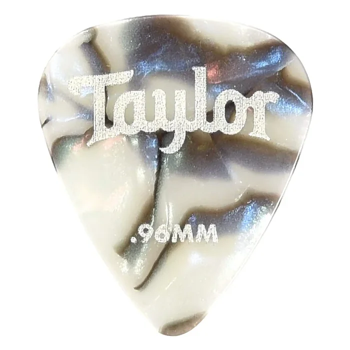 Taylor Celluloid 351 Picks Abalone 0.96mm 3 Pack (36) Bundle