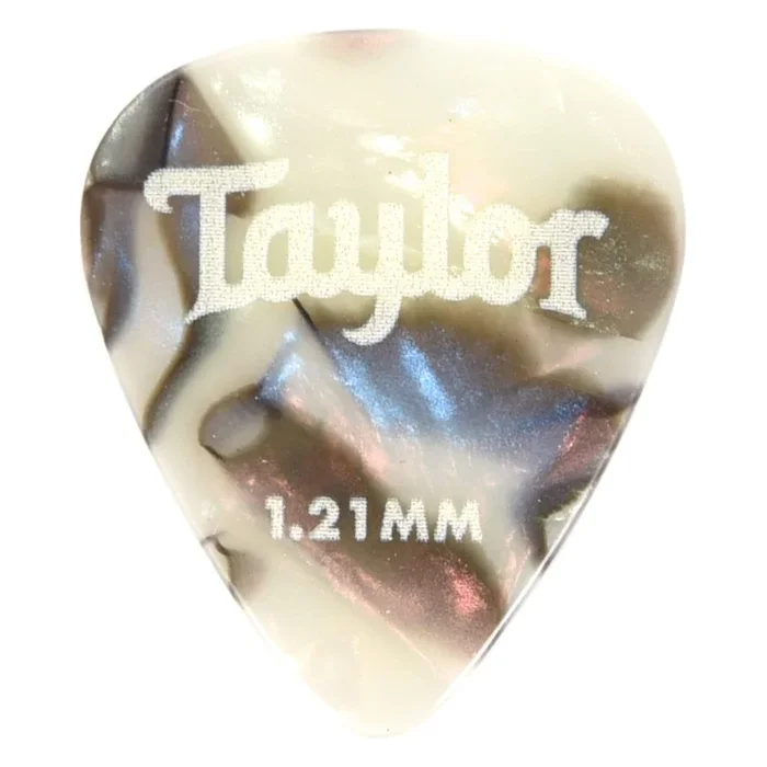 Taylor Celluloid 351 Picks Abalone 1.21mm 3 Pack (36) Bundle