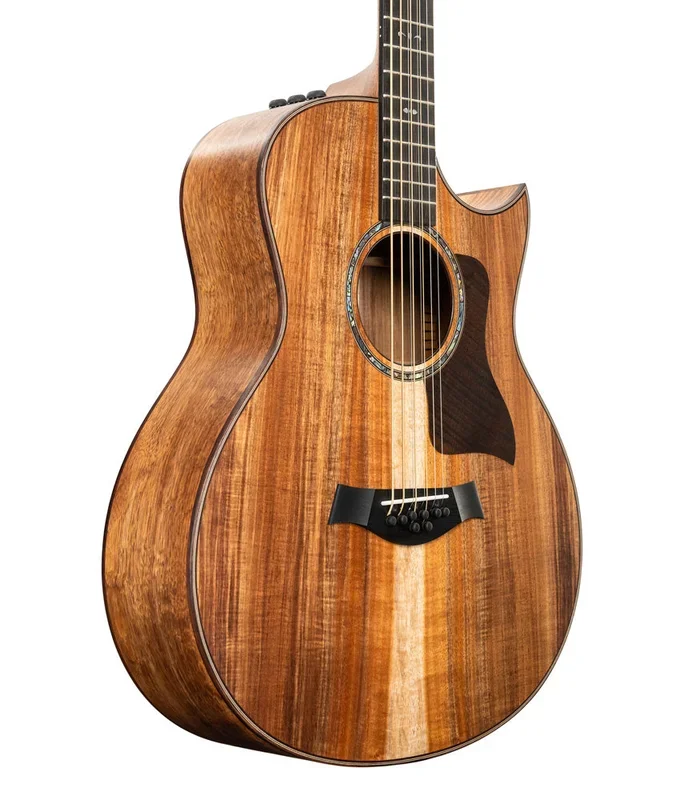 Taylor Custom Grand Symphony Baritone-8 Koa/Koa Acoustic/Electric Guitar – “Catch #24”