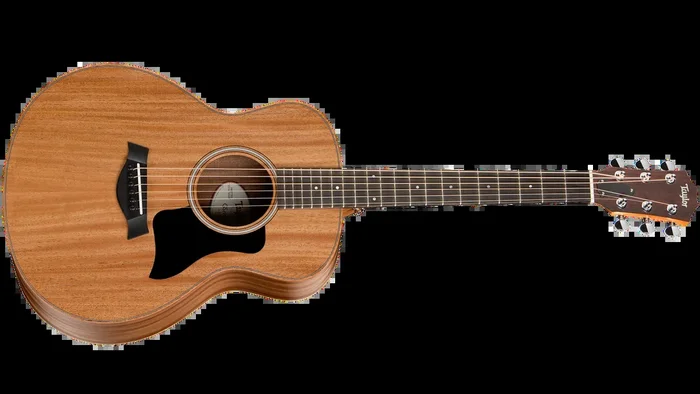 Taylor GS Mini-e Mahogany Acoustic-electric Guitar – Natural with Black Pickguard