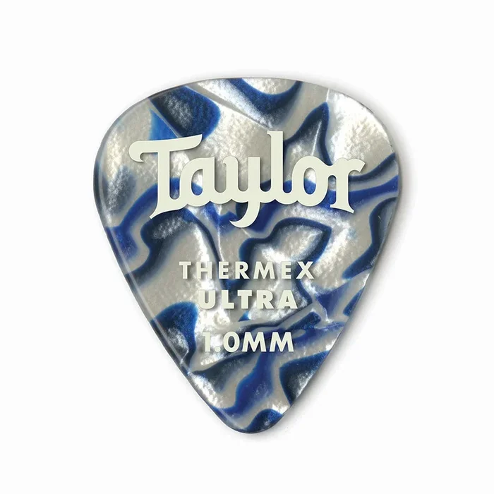 Taylor Premium Darktone 351 Thermex Ultra Picks, 1.25mm 6-Pack – Blue Swirl
