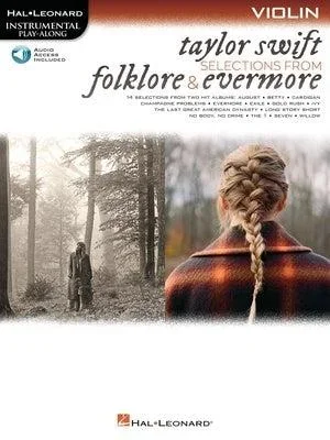 Taylor Swift: Selections from Folklore & Evermore for Violin with Online Accompaniment