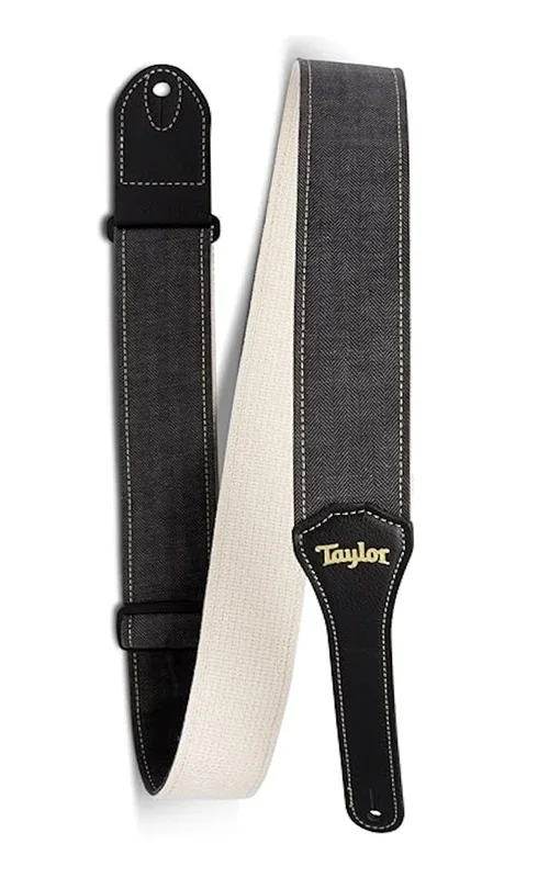 Taylor Vegan Guitar Strap Hemp Cotton Black