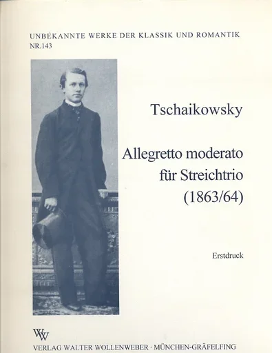 Tchaikovsky, P.I.: Allegro moderato-1864/5 (violin, viola, cello) score & parts
