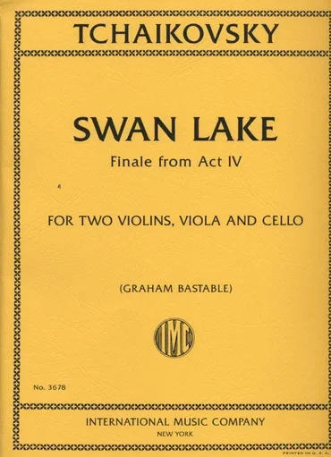 Tchaikovsky, P.I.: Swan Lake, Finale from Act 4 for string quartet (score and parts)