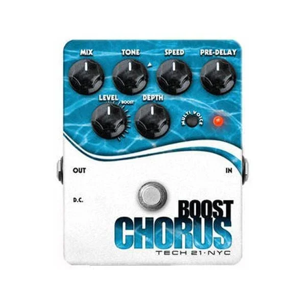 Tech 21 Boost Chorus Guitar Effects Pedal