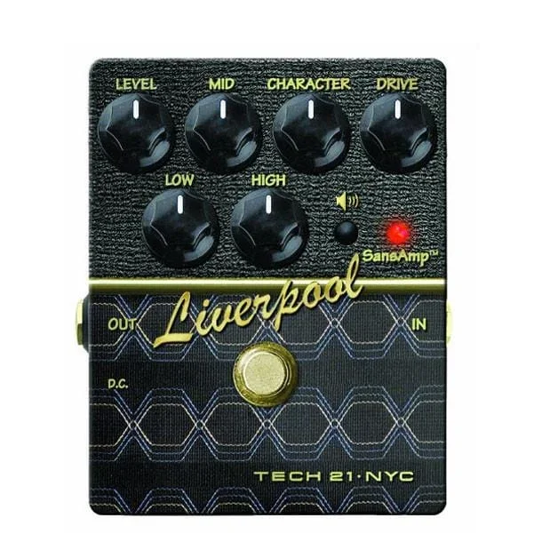 Tech 21 SansAmp V2 Character Series Liverpool Guitar Effects Pedal – Open Box