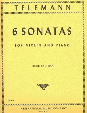 Telemann, G.P. (Kaufman): 6 Sonatas (Violin & Piano)