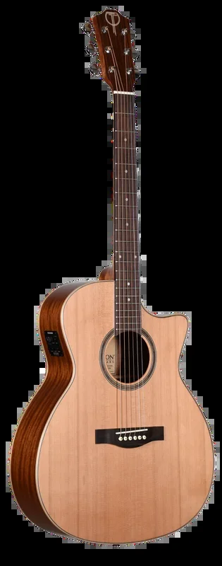TETON AUDITORIUM GUITAR SOLID CEDAR TOP MAHOGANY BACK/SIDE (STA105CENT )