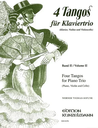 Thomas-Mifune, Werner: 4 Tangos for Piano Trio Vol.2