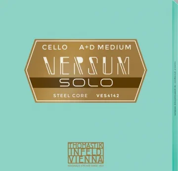 Thomastik Versum Solo Cello A and D Strings (Twin Pack)