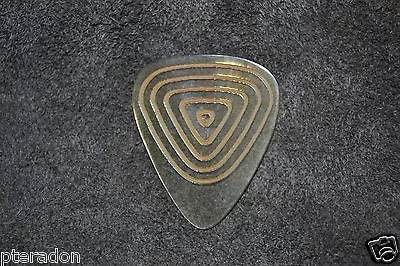 Timber Tones Flexi Tones Grip Classic Jumbo Clear Buffalo Horn Flexible Pick