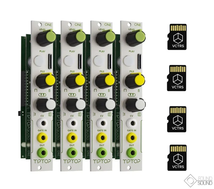 Tiptop Audio ONE Sample Player Digital Audio Flux x 4 Pack