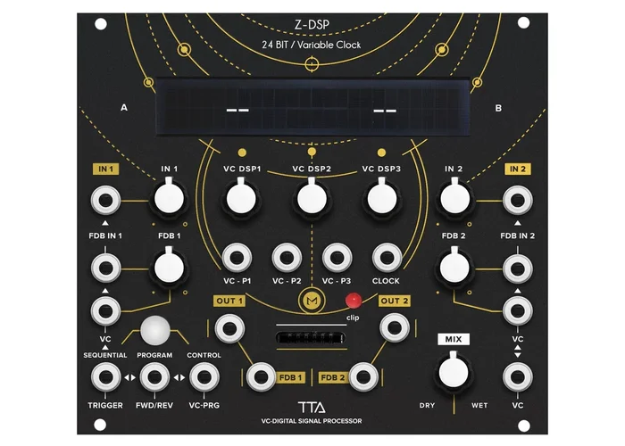 Tiptop Audio Z-DSP Voltage Controlled Signal Processor – Black