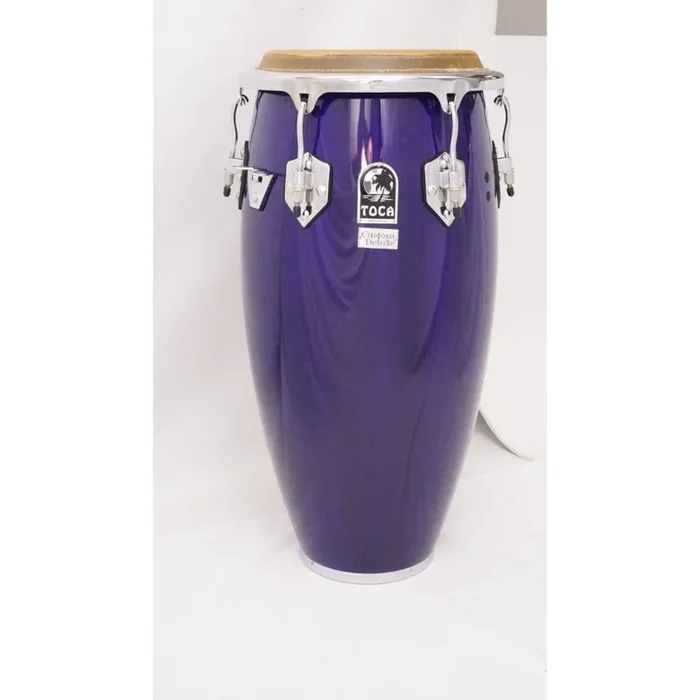 Toca Custom Deluxe Wood Conga Transparent Purple Gloss Finish