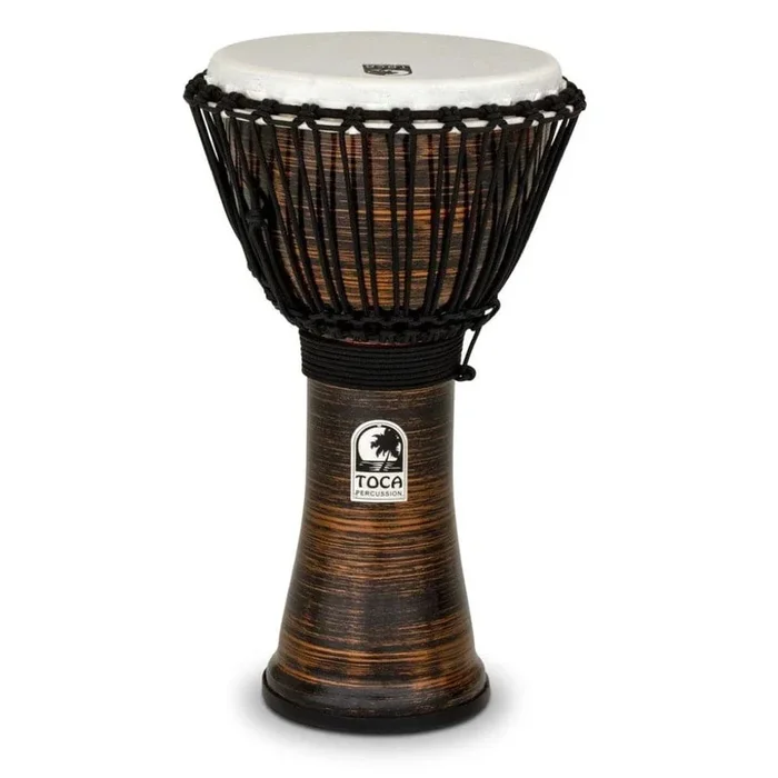 Toca Freestyle II Rope Tuned Djembe, Spirit 10″